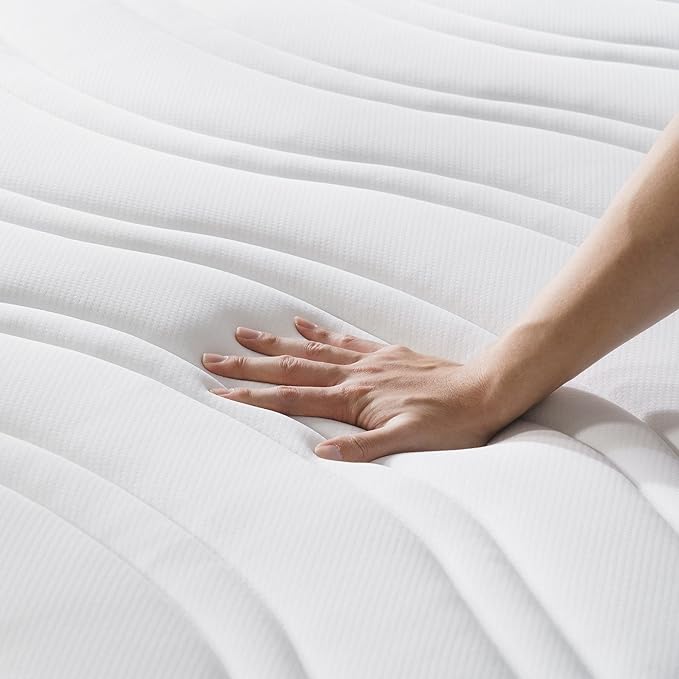 ZINUS 6 Inch Spring Sensation Hybrid Mattress [New Version], Full, Fiberglass Free, Medium Firmness, Durable Support, Certified Safe Foams & Fabric, Mattress in A Box