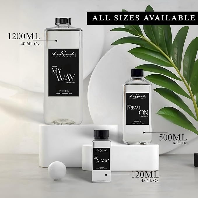 Aroma Diffuser Oil 500ML Velvet Veil - Waterless Essential Oil for diffusers - Luxury Hotel Fragrance - Oils for Aromatherapy - Fits in Any Diffuser (500ML, Velvet Veil)