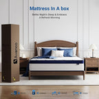 Avenco Full Mattress, 12 inch Full Size Mattress with Smarts™ Coil Individual Pocket Spring for Silent Sleep and Strong Edge Support, CertiPUR-US Certified Mattresses in a Box