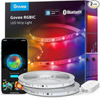 Govee 100ft RGBIC LED Strip Lights, Smart LED Lights for Bedroom, Bluetooth LED Strip Lights APP Control, DIY Multiple Colors on One Line, Color Changing LED Lights for Bedroom Decor, 2 Rolls of 50ft