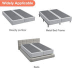 7 Inch Full Size Box Spring, Split Heavy Duty Metal Mattress Foundation with Fabric Cover, Easy Assembly, Quiet & Noise-Free