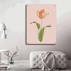 Metal Signs Rose Flower Line Art Suitable for Home Bar Cafe Farmhouse Decoration12x16inch Tin Sign