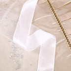 Mengersi Princess 4 Corners Post Bed Curtain Canopy Mosquito Net Princess Canopies (White, Full)