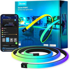 Govee RGBIC Neon Rope Lights for Desks, 16.4ft LED Gaming Desk Lights, Neon LED Strip Lights Syncing with Razer Chroma, Support Cutting, Smart App Control, Music Sync, Adapter (Only 2.4G Wi-Fi)