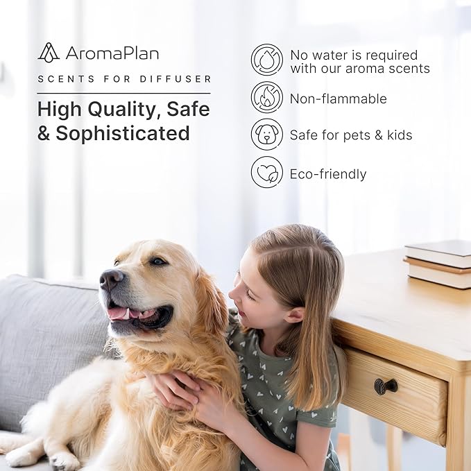 AromaPlan Hotel Scents, Inspired by A+F Fierce 5 Fl Oz (2 Pack) Luxury Aroma & Hotel Fragrance Diffuser Oil- Hotel Diffuser Oil for Aromatherapy- USA Made, Bigger Bottle, Bolder Aroma & Longer Lasting