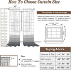 Chyhomenyc Chocolate Brown Sheer Curtains 78 Inches Long 2 Panels Set for Living Room, Light Filtering Voile Lightweight Bedroom Curtains, Rod Pocket Solid Window Treatment Drapes, Each 42W x 78L