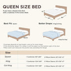 Bedsure Queen Comforter Set - Beige Comforter, Boho Tufted Shabby Chic Bedding for Kids, 3 Pieces Vintage Farmhouse Bed Set for All Seasons, Fluffy Soft Bedding with 2 Pillow Shams