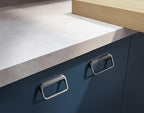 Goo-Ki Brushed Nickel Cabinet Pulls with 2.5'' Hole Center(64mm),Modern Zinc Alloy Drawer Pulls for Drawer,Wardrobe,Cupboard,6 Pack