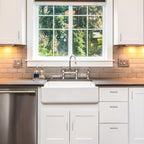 Ravinte 30 Pack 4 Inch Cabinet Pulls Brused Nickel Kitchen Cabinet Handles Square Kitchen Hardware for Cabinet