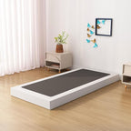 7 Inch Twin Box Spring Bed Base, Low Profile Metal Boxspring Twin with Fabric Cover, 2000 Lbs Max Weight Capacity Mattress Foundation, Noise-Free, Easy Assembly