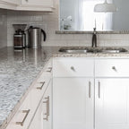 LONTAN Cabinet Knobs Brushed Nickel Bathroom Cabinet Knobs