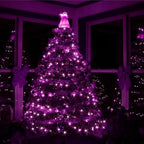 4-Pack 50 LED Pink Fairy Lights Battery Operated with Timer, 16FT Waterproof Starry String Lights Outdoor Indoor, Valentiens Lights for Valentine's Day Bedroom Wedding Birthday Christmas Party Decor