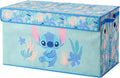 Idea Nuova Disney Stitch Collapsible Storage Trunk – Durable Organizer with Soft Lid – 28.5'' x 14.5'' x 16'' – Toy Chest & Storage Bin for Kids Bedroom, Playroom, or Nursery