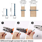 Amerdeco 10 Pack Matte Black Cabinet Knobs Single Hole Cabinet Pulls Round Kitchen Cabinet Knobs Solid Drawer Knobs Dresser Knob for Bathroom Cabinets ZH0041