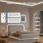 32.8ft COB Led Strip Light with Remote, 6500K Dimmable Bright Daylight White Led COB Strip Light, White Continuous Led Strip Light for Mirror, Stair, Cabinet, Room