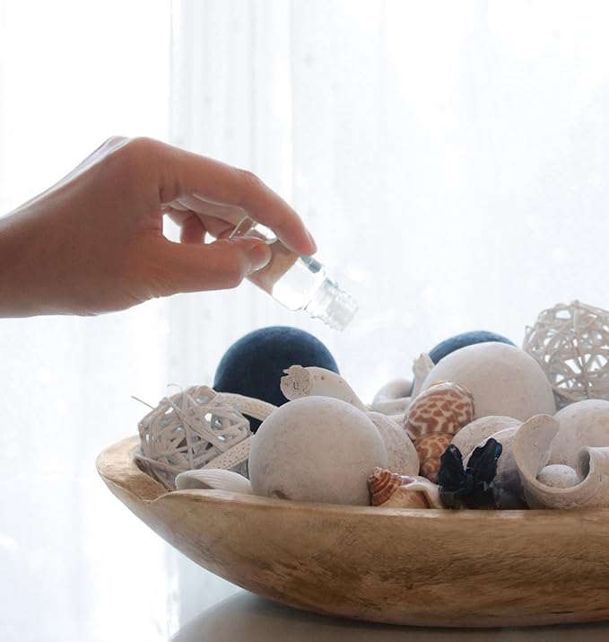 ANDALUCA Pacific Isles Scented Potpourri | Made in California Beach Home Décor | Large 20 oz Bag + Fragrance Vial | Scents Sandalwood and Coconut Blooms