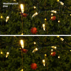 Brizled Gentle Twinkle Christmas Lights, 33ft 100 LED Christmas String Lights, 120V UL Certified Xmas Tree Light Connectable Twinkle Xmas Light Indoor Outdoor for Home Tree Holiday Wedding Patio Decor