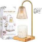 Hong-in Candle Warmer Lamp with Timer Dimmer,Birthday Gifts for Women Mom Sister,House Warming Gifts New Home Room Decor,Vintage Wax Warmer for Scented Wax Jar Candles