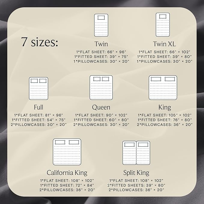 LuxClub Twin XL Sheets - Soft Kids Twin Bed Sheets for Boys and Girls, 3 PC Deep Pockets Wrinkle Free Kids Fitted Sheets Machine Washable Hotel Bedding Silky Soft- Dark Grey Twin XL