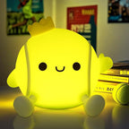 Tennis Gifts, Tennis Ball Night Light for Boys-Rechargeable Squishy Silicone Lamp,Cute Tennis Ball lamp for Tennis Sports Lovers Boys Girls Birthday Gifts
