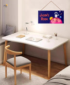 Personalized Universe Sign Aerospace Stars Themed For Kids Room Door Art Decor For Little Man Cave,Custom Name Astronaut Wall Decor Decorative Plate for Boys Girls Bedroom