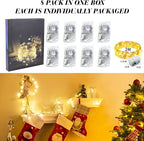 ZGWJ 8 Pack Fairy Lights Battery Operated, 7ft 20 Mini LED Fairy String Lights Silver Wire 3 Modes for DIY, Parties, Wedding, Bedroom, Halloween Christmas Decoration Warm White