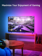 LED Lights for TV, 16.4ft TV LED Backlight for 45-75in, RGB TV Backlight Behind Strip with Music Sync, Bluetooth APP and Remote Control Strip Lights USB Powered for Bedroom, Gaming