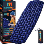 Ultralight Sleeping Mat - Inflatable & Compact Camping Air Mattress for Backpacking, Hiking- New