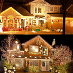 Christmas String Lights, 120 LED Battery Operated String Lights, 42ft IP65 Waterproof Outdoor Fairy Light with Timer 8 Modes for Bedroom,Garden,Party, Indoor Outdoor Decorations, Multicolor