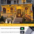 JMEXSUSS 1000LED Green Wire String Lights Warm White