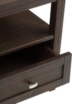 SIMPLIHOME Warm Shaker SOLID WOOD 20 inch Wide Rectangle Transitional End Side Table in Farmhouse Brown for the Living Room and Bedroom