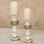 Abimbola Candleholders Ivory Set of Two
