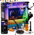 DecTok TV LED Backlight 15.5ft - TV Lights That Change with Screen for 55-75'' RGB LED Strip Light Cuttable with Smart App Control Game & Music Sync Color Changing Light for Halloween Home Decorations
