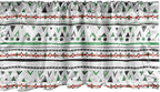 Ambesonne Tribal Window Valance, Style Traditional Aztec Pattern Old Fashioned Hippie Boho Influences, Curtain Valance for Kitchen Bedroom Decor with Rod Pocket, 42" x 12", Sea Green