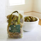 Hillhouse Naturals Birchwood & Spruce 8oz Potpourri Green Pine Cones. Solitude of Winter with fragrances of Aspen Birchwood, Spruce and Bergamot. Made in The USA.