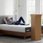 Lucid 12 Inch Memory Foam Mattress - Medium Firm Feel - Infused with Refreshing Bamboo Charcoal and Cooling Gel - Bed in a Box - Temperature Regulating - Pressure Relief - Breathable - Queen Size
