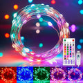 Fairy Lights- 33 FT 100 LED String Lights with Remote, 16 Colors & 6 Holiday Colors Changing Fairy Lights, Valentines String Lights with Timer, Fairy Lights for Bedroom Indoor Party Decoration