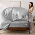Bedsure King Size Comforter Set - 7 Pieces Reversible Navy Bedding, King Size Bed Set for All Seasons, Bed in a Bag with Down Alternative Comforter, Sheets, Pillowcases & Shams