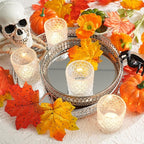 Homemory 24 Pack Clear Glass Votive Candle Holders, Tealight Candle Holder, Vintage Candle Holders Bulk for Table Centerpieces, Christmas, Baby Showers, Birthday, Wedding, Party