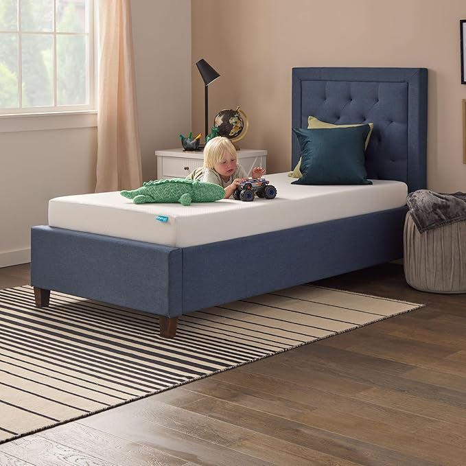 Linenspa 6 Inch Gel Infused Memory Foam Mattress – Full Size – Medium Firm - Low Profile Bed - Mattress in a Box - Youth or Kids Bedroom - Pressure Relieving and Breathable – CertiPUR-US Certified