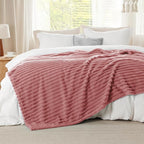 Bedsure GentleSoft Dusty Pink Full Blanket for Bed - Cozy Soft Blankets for Women, Cute Small Fleece Throws for Girls, Birthday Gifts for Women Decor Gifts for Mom, 84x90 Inches