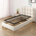 Twin Box Spring Bed Base 2 Inch, Low Profile Metal Boxspring Twin Bunkie Board 2 Inch, 2000 Lbs Max Weight Capacity Mattress Foundation, Noise-Free, Easy Assembly