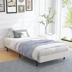 ALDRICH Low Profile Box Spring Twin Size,3 Inch Heavy Duty Metal Box Spring for Twin Bed,Mattress Foundation Non-Slip/No Noise/Easy Assembly (Twin)