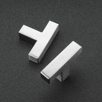 Ravinte 20 Pack Brushed Nickel Kitchen Cabinet Handles Single Hole Cabinet Pulls Square Kitchen Hardware for Cabinet Drawer Pulls Drawer Handles Come with Screwdriver