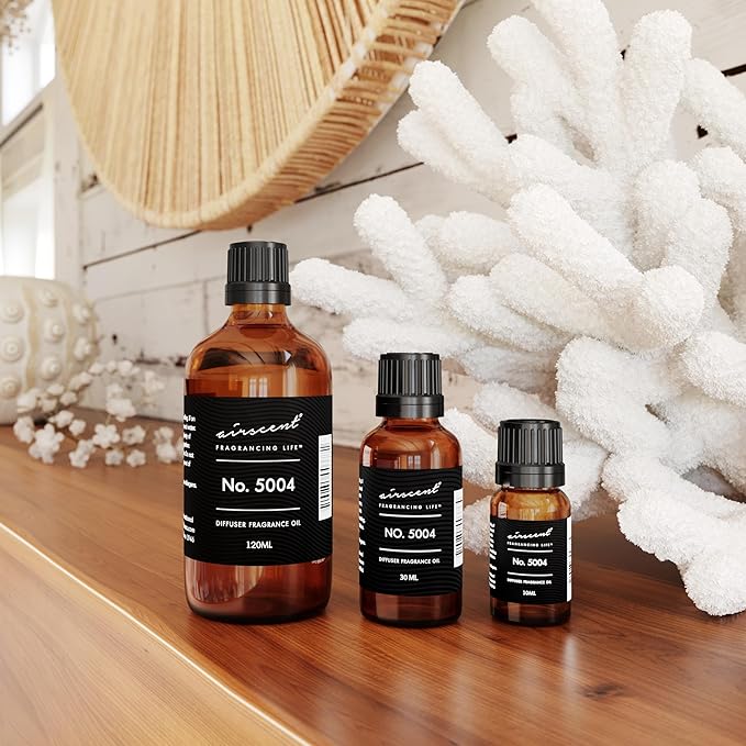 AirScent Fierce-Inspired Diffuser Oil - No. 5004 A and F Perfume Dupe - Premium Fragrance Oil Blend for Ultrasonic and Waterless Diffusers and Crafting - 30 ml, 1 fl oz Glass Bottle with Dropper
