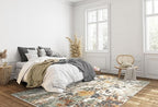 Keen Home Design Area Rugs - 5x8 Non-Shedding, Abstract Rugs for Kitchen, Living Room, Bedroom, Dining Room, Entryway - Size: 5'3" x 7'7", Multi