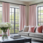 Lazzzy Velvet Blackout Curtains Thermal Insulated Room Window Drapes Super Soft Luxury Curtains for Living Room Bedroom Rod Pocket 2 Panels, Dusty Pink, 52" W x 90" L