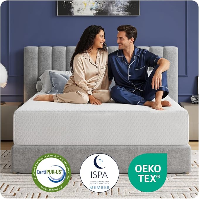 Avenco Queen Mattress, 12 Inch Queen Memory Foam Mattress in a Box for Refresh Sleep & Pressure Relief, CertiPUR-US Certified Firm Queen Size Mattresses