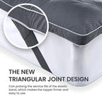 SLEEP ZONE Twin XL Mattress Topper for College Dorm Cooling Mattress Pad Cover Fluffy Down Alternative Bed Topper 8-21 Inch Deep Pocket, Twin XL