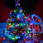 AWQ 500 LED 49ft Christmas Cluster Lights Christmas Decoration String Lights for Xmas Home Garden Wedding Party Xmas Tree Bedroom Indoor Outdoor Decor (Multicolor)